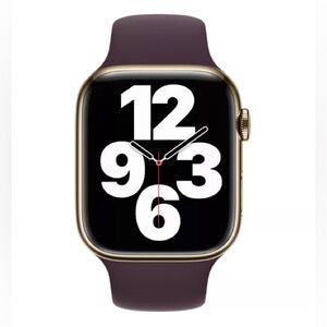 NWT Apple Watch dark cherry sport band 45mm